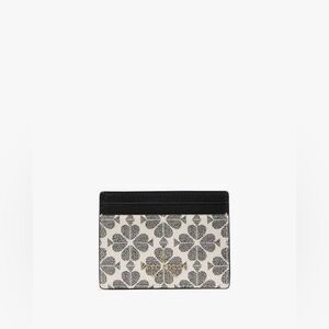 New Kate Spade Flower Small Slim Card Holder NWT